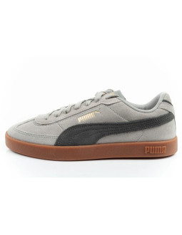 Buty sportowe męskie puma club ii era sneakersy skórzane szare 2