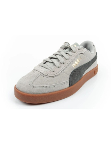 Buty sportowe męskie puma club ii era sneakersy skórzane szare