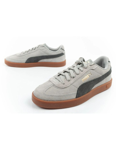 Buty sportowe męskie puma club ii era sneakersy skórzane szare