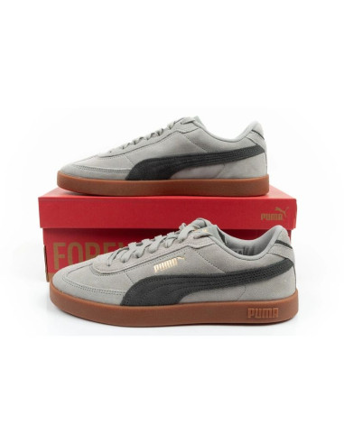 Buty sportowe męskie puma club ii era sneakersy skórzane szare
