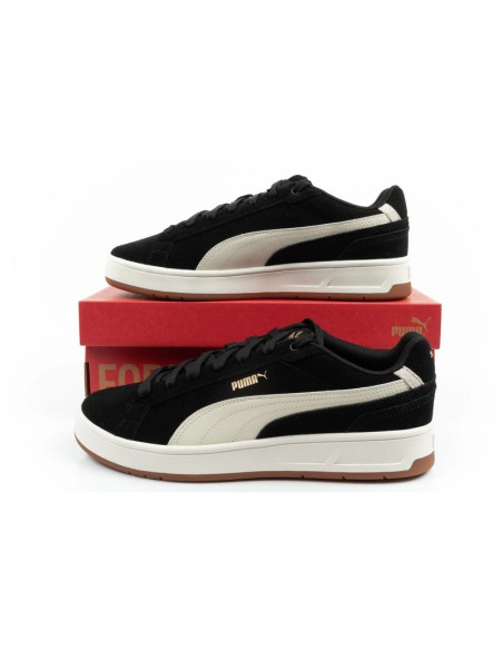 Puma buty sportowe męskie court classico sneakersy skórzane czarne