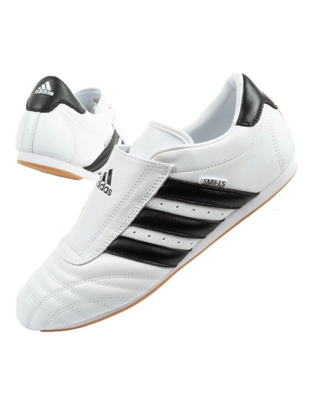 Adidas buty damskie sportowe taekwondo białe wsuwane skórzane