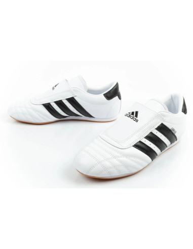Adidas buty damskie sportowe taekwondo białe wsuwane skórzane