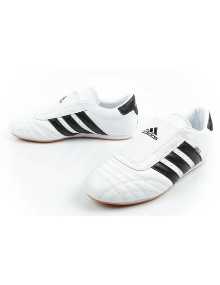 Adidas buty damskie sportowe taekwondo białe wsuwane skórzane
