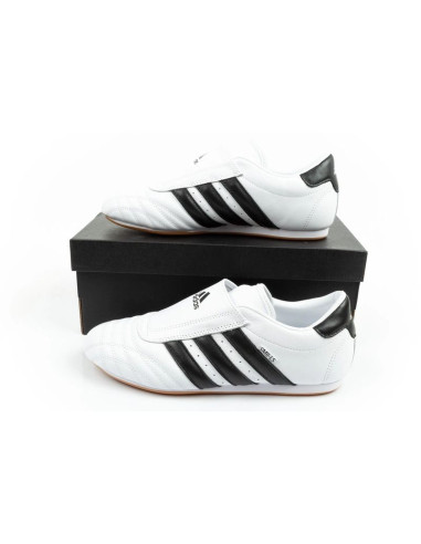 Adidas buty damskie sportowe taekwondo białe wsuwane skórzane