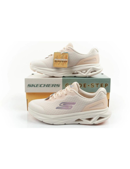 Skechers buty damskie sneakersy glide-step vortex wygodne ecru