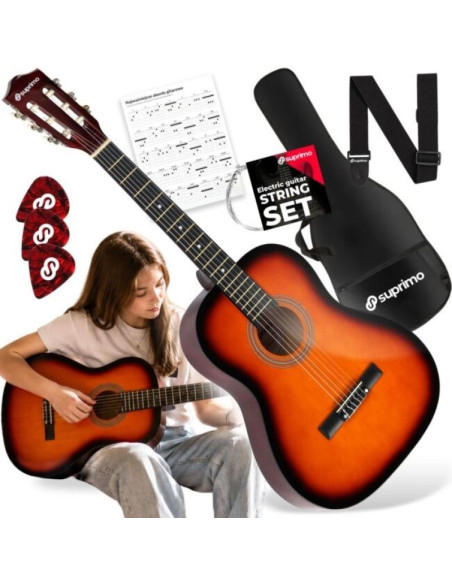 Suprimo cg34 sb gitara klasyczna 3/4 36 cali sunbu