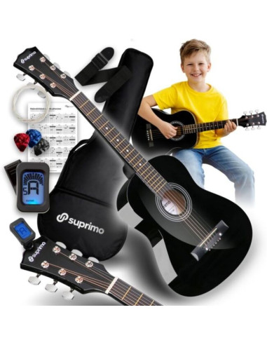 Suprimo jra set bk gitara akustyczna 1/4 czarna