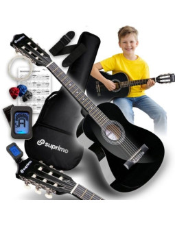 Suprimo jrc set bk gitara klasyczna 1/4 czarna do