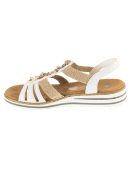 Rieker sandals v0656-80 białe 36 2