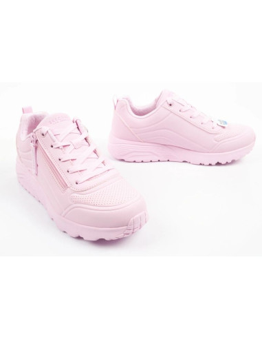Skechers buty sportowe dziecięce uno lite różowe modne młodzieżowe