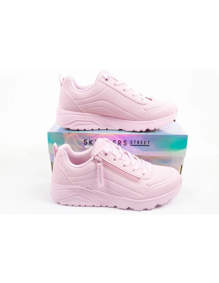 Skechers buty sportowe dziecięce uno lite różowe modne młodzieżowe