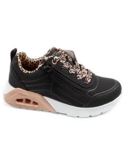 Skechers buty sportowe dziecięce uno lite 2.0 czarne młodzieżowe
