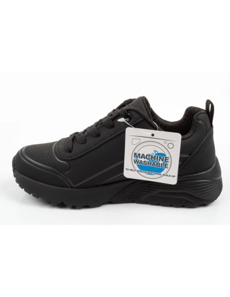 Skechers buty sportowe dziecięce uno lite czarne modne młodzieżowe