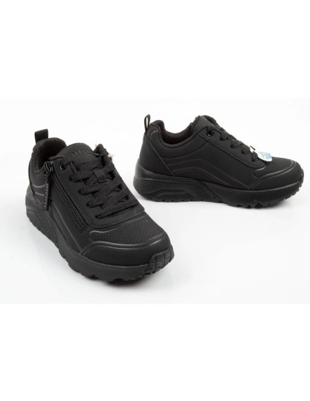 Skechers buty sportowe dziecięce uno lite czarne modne młodzieżowe