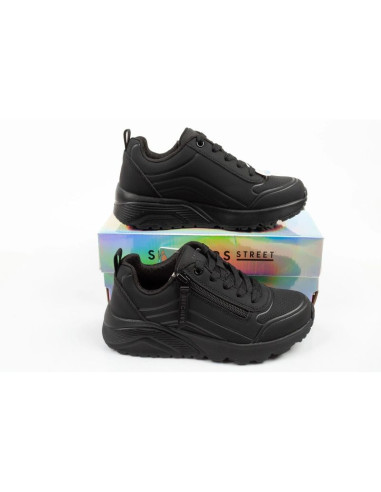 Skechers buty sportowe dziecięce uno lite czarne modne młodzieżowe