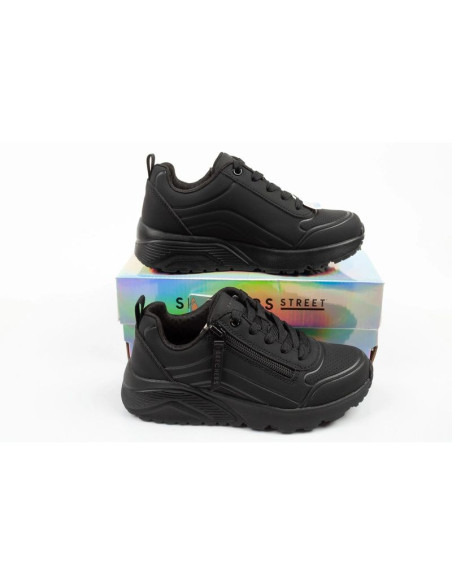Skechers buty sportowe dziecięce uno lite czarne modne młodzieżowe