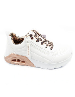 Skechers buty sportowe dziecięce uno lite 2.0 białe młodzieżowe