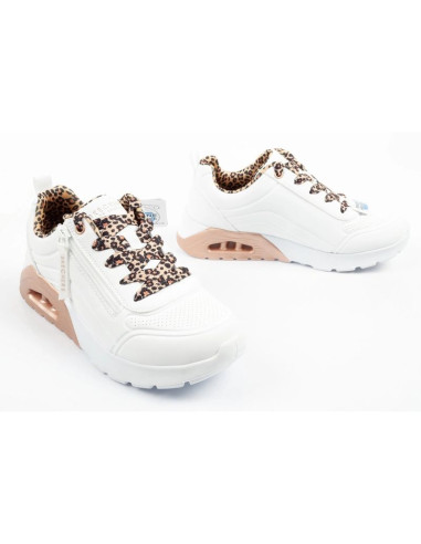 Skechers buty sportowe dziecięce uno lite 2.0 białe młodzieżowe