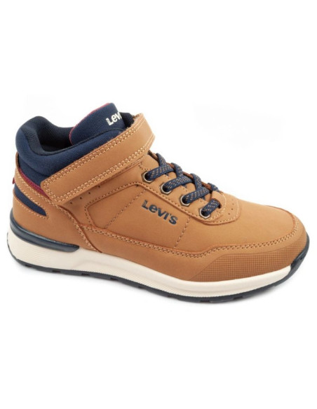 Levis's buty dziecięce sportowe sierra wysokie brązowe na rzep