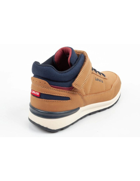 Levis's buty dziecięce sportowe sierra wysokie brązowe na rzep