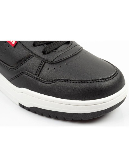 Levi's buty dziecięce sportowe john se czarne młodzieżowe za kostkę