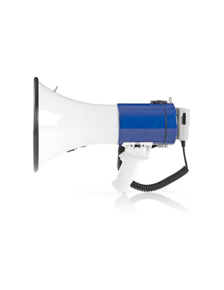 Megafon nedis 1500m 135db niebieski/biały