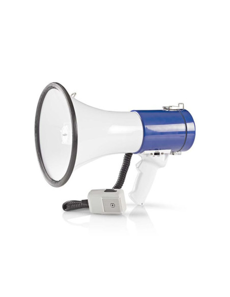 Megafon nedis 1500m 135db niebieski/biały