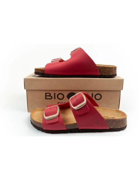 Bio bio buty laczki damskie klapki profilowane skóra naturalna