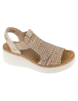 Rieker sandals 69172-60 beżowe 36