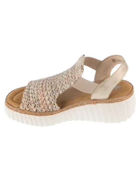 Rieker sandals 69172-60 beżowe 36