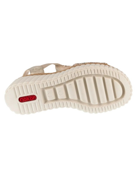 Rieker sandals 69172-60 beżowe 36