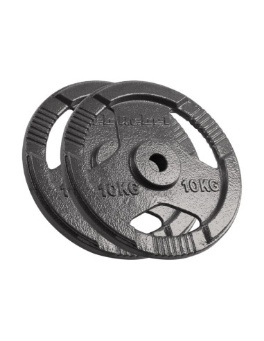 Zestaw obciążeń żeliwnych 2x10kg, otw.31mm