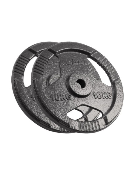 Zestaw obciążeń żeliwnych 2x10kg, otw.31mm