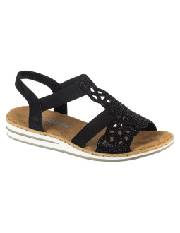Rieker sandals v0646-00 czarne 36