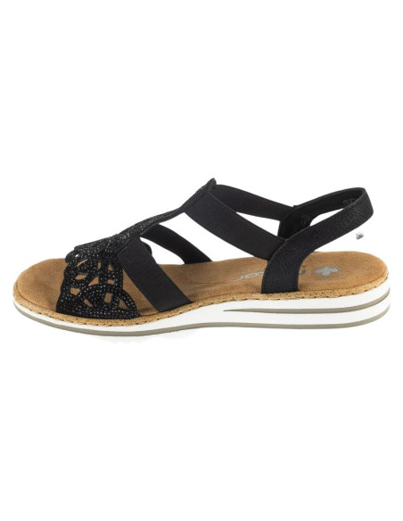Rieker sandals v0646-00 czarne 36
