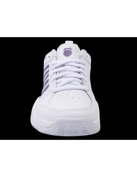 Sneakersy k-swiss court express 2 clay white/purple haze/neon lavender-m (94429-151-m)