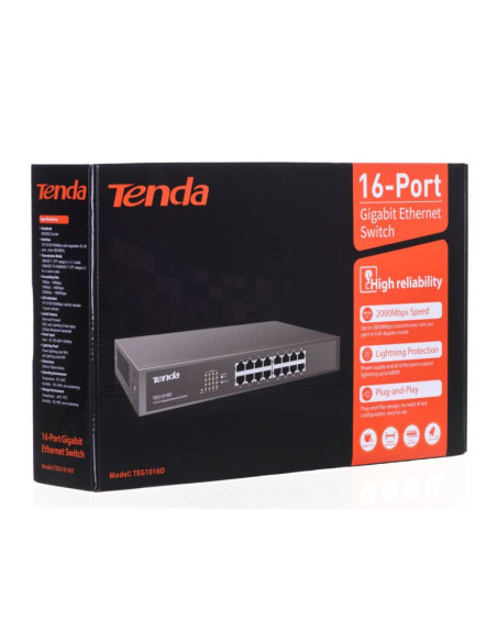 Switch tenda teg1016d (16x 10/100/1000mbps)