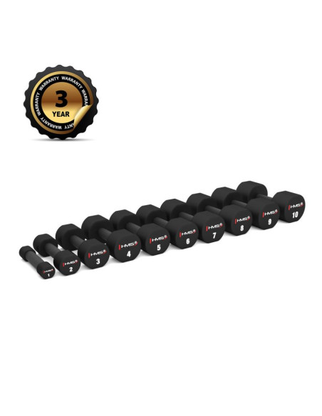 Hpt04 2 x 4 kg hantle poliuretanowe tpu hms