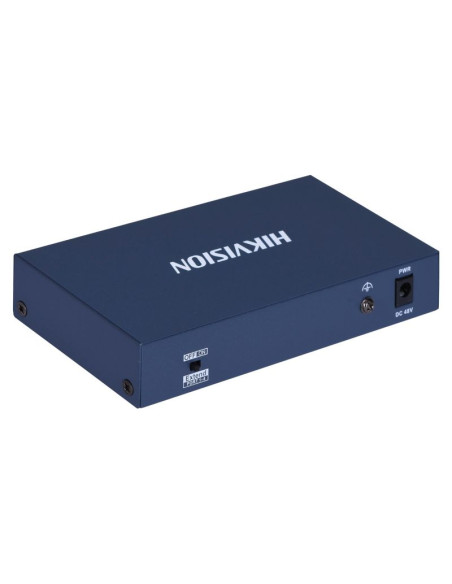 Hikvision ds-3e0106hp-e łącza sieciowe nie zarządzany fast ethernet (10/100) obsługa poe niebieski