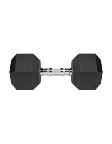 Hantel żeliwny gumowany hex 20 kg rebel active