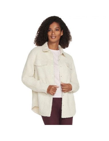 Skechers sherpa jacket ja182-crw beżowe l