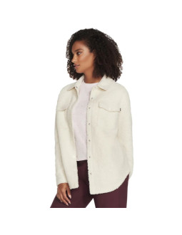 Skechers sherpa jacket ja182-crw beżowe l 2