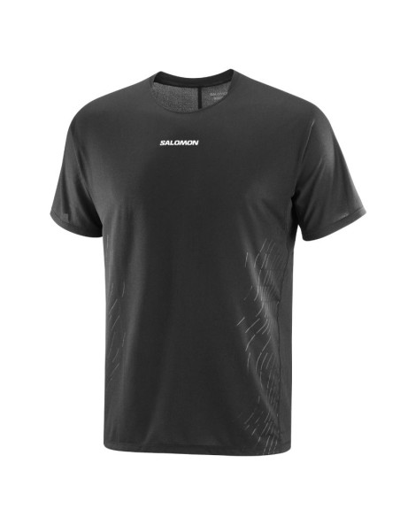 Salomon sense aero ss tee gfx m lc2699800 czarne 2xl