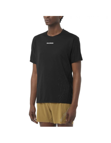 Salomon sense aero ss tee gfx m lc2699800 czarne 2xl