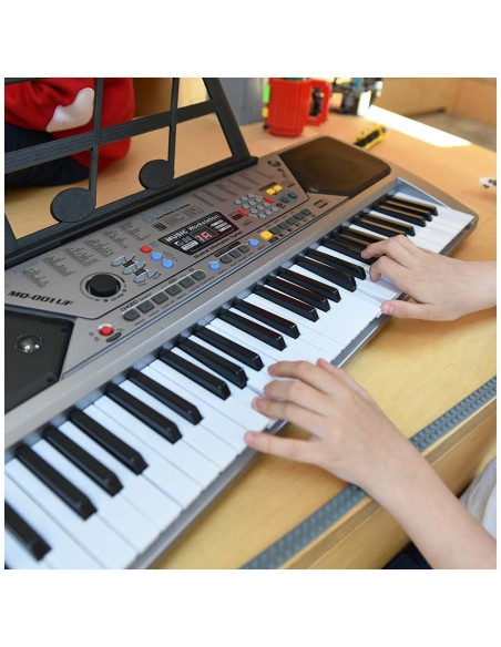 Mq 001 uf keyboard - klawisze organy z mikrofonem