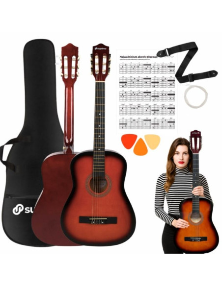 Suprimo cgs2 sb - gitara klasyczna 4/4, sunburst