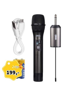 Mikrofon dynamiczny bezprzewodowy dna fu vocal set