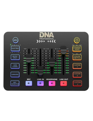 Dna sc one - mikser analogowy, efekt zmiany głosu, wbudowane efekty dźwiękowe