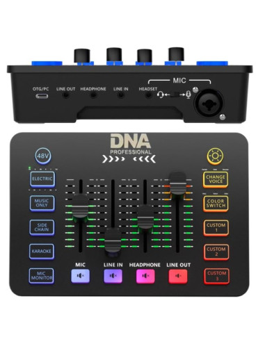 Dna sc one - mikser analogowy, efekt zmiany głosu, wbudowane efekty dźwiękowe